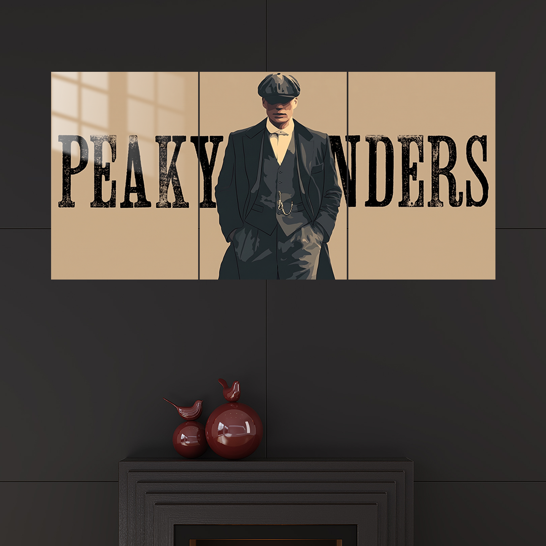 Peaky Blinders 3 Parçalı 01 Metal Poster