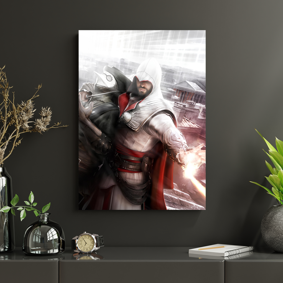 Ezio Auditore 14 Metal Poster