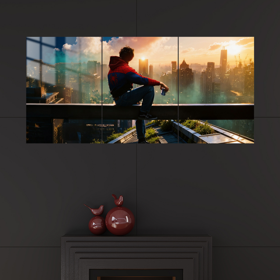 Spider-Man 3 Parçalı 02 Metal Poster