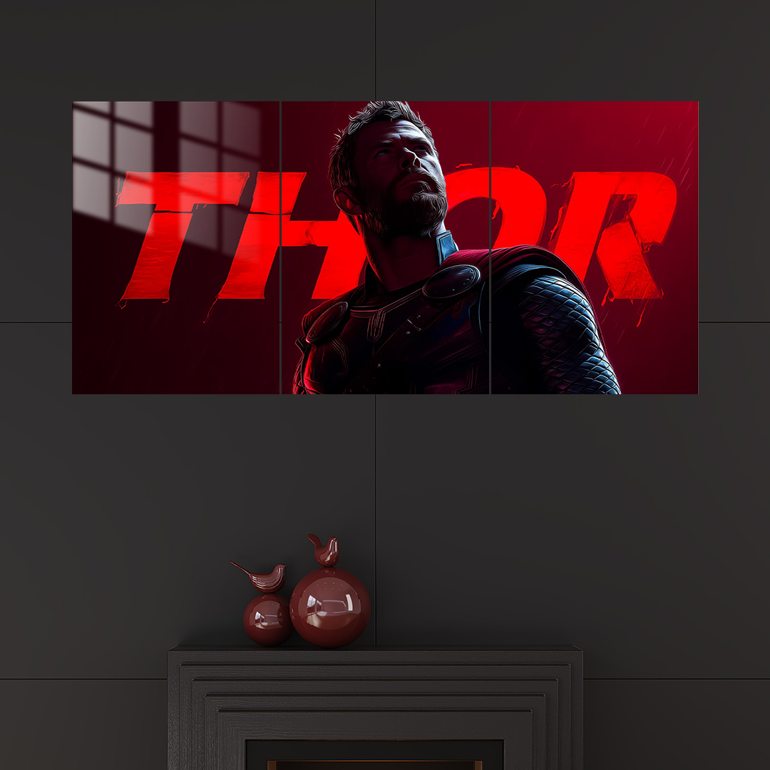 Thor 3 Parçalı 01 Metal Poster