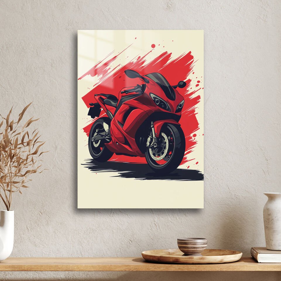 Motosiklet 01 Metal Poster
