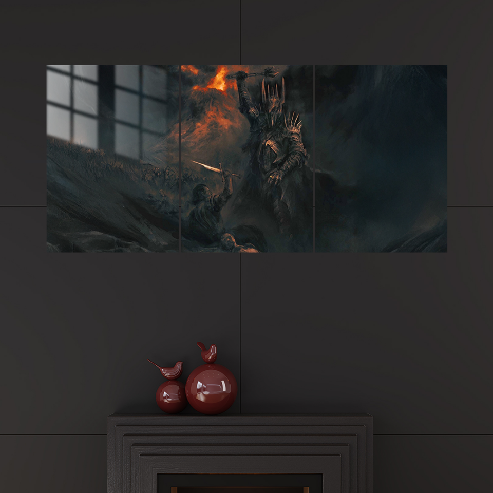 Yüzüklerin Efendisi 3 Parçalı 01 Metal Poster