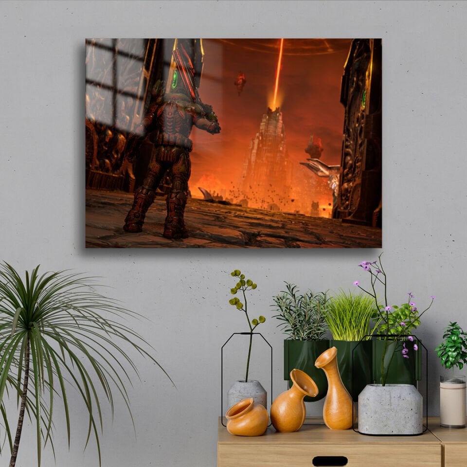 Doom 03 Metal Poster