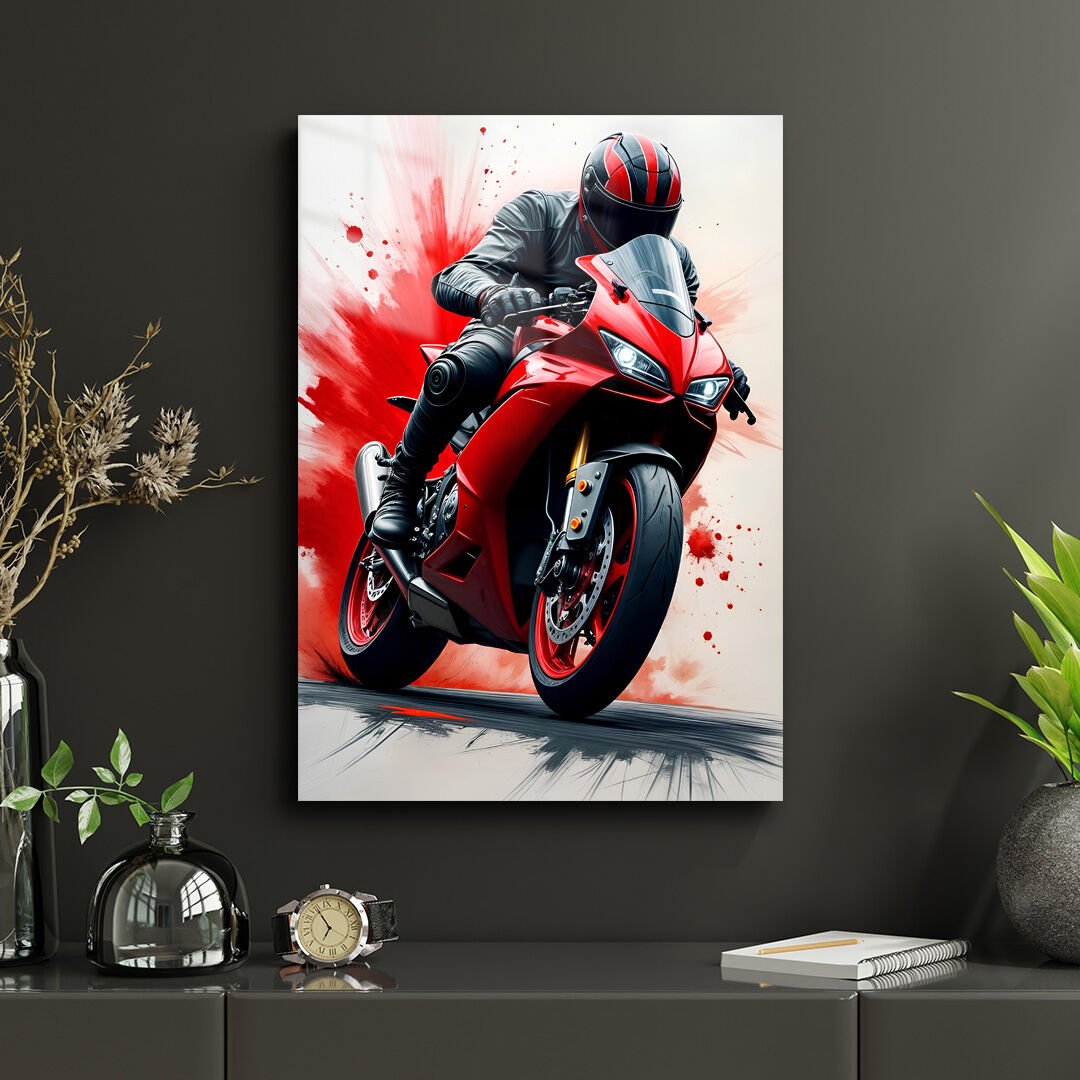 Motosiklet 04 Metal Poster