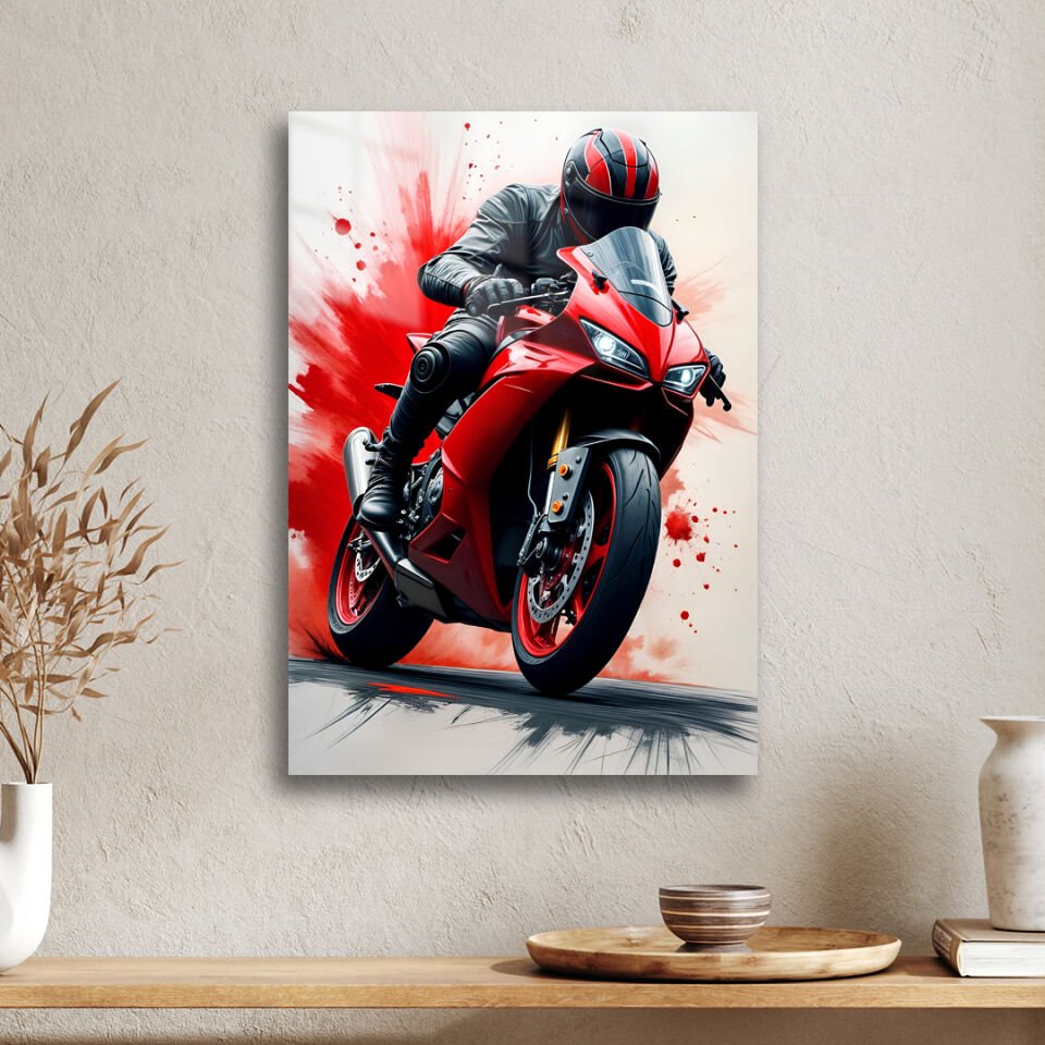 Motosiklet 04 Metal Poster