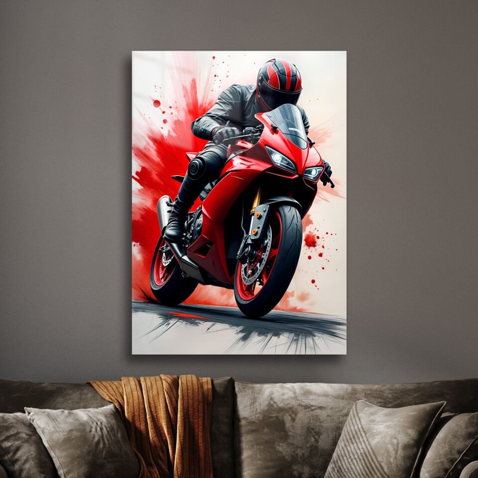 Motosiklet 04 Metal Poster