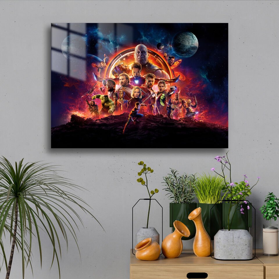 Avengers Infinity War 15 Metal Poster | Özgün Tasarım Metal Poster