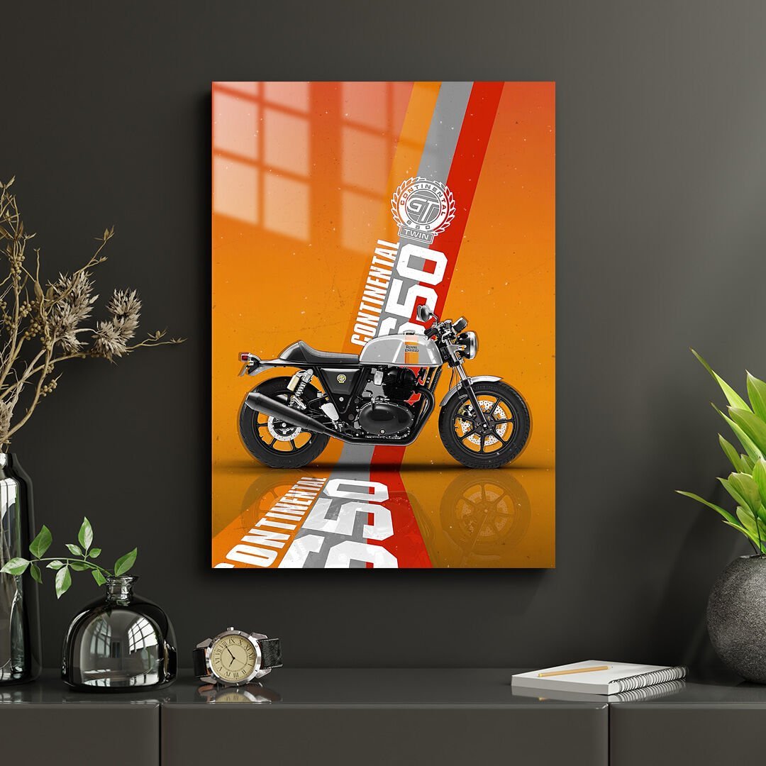 Royal Enfield Continental GT 650 01 Metal Poster