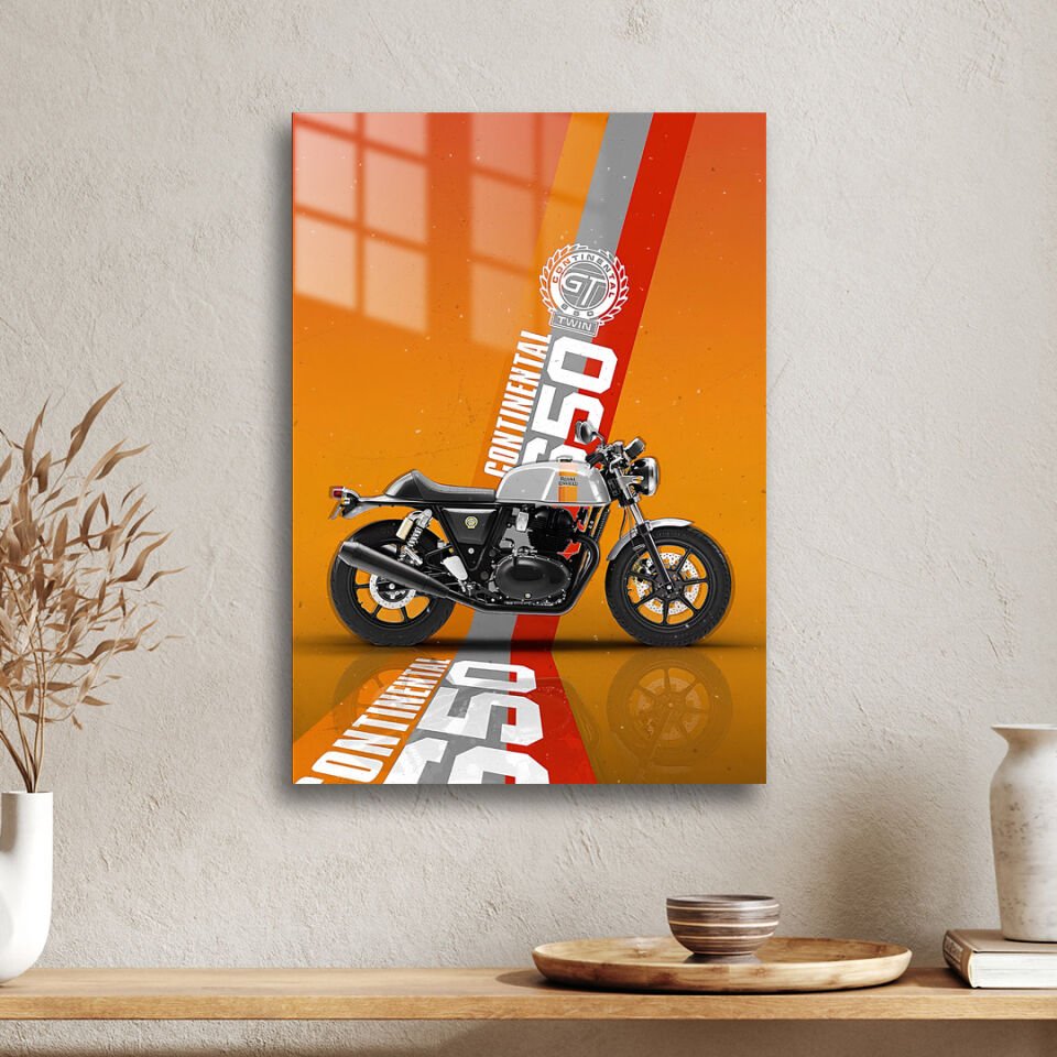 Royal Enfield Continental GT 650 01 Metal Poster