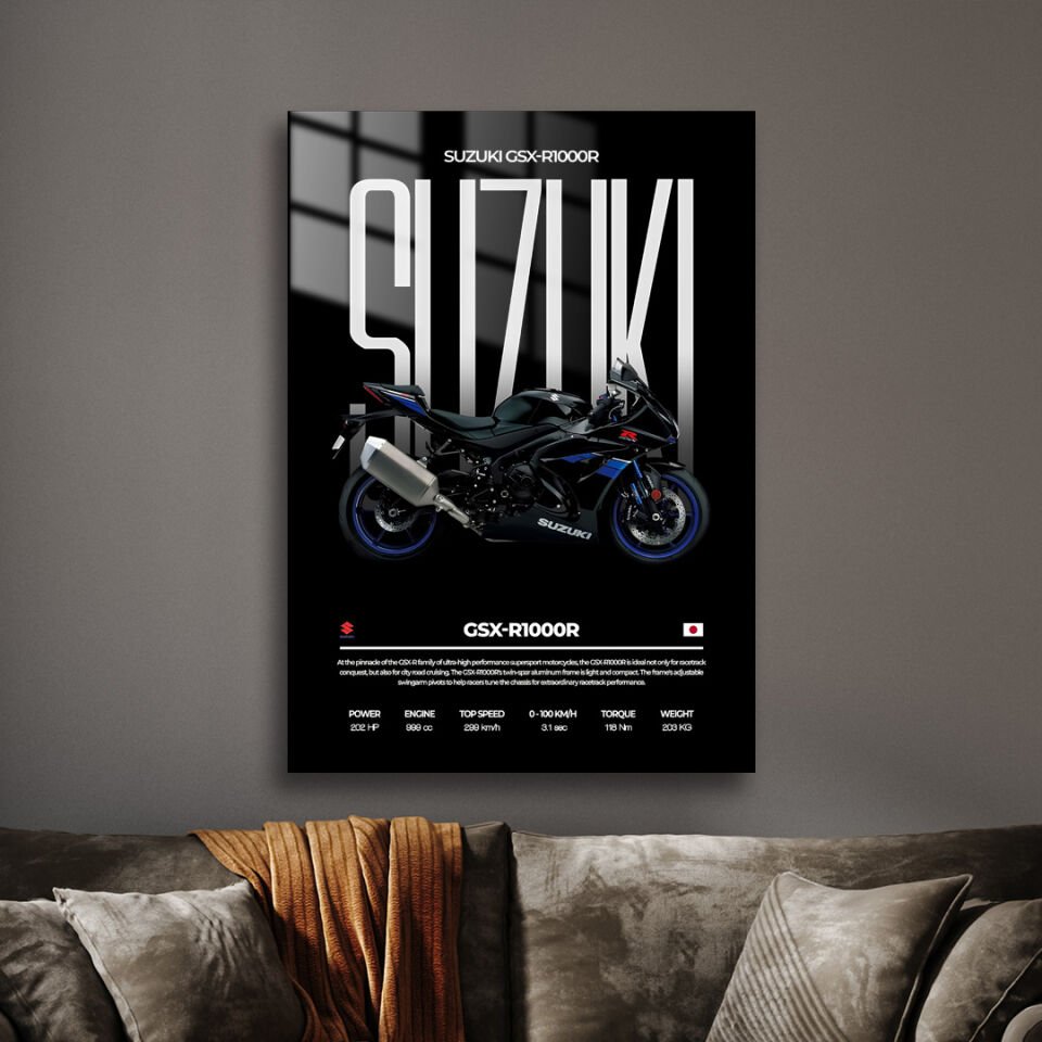 Suzuki GSX-R1000 01 Metal Poster