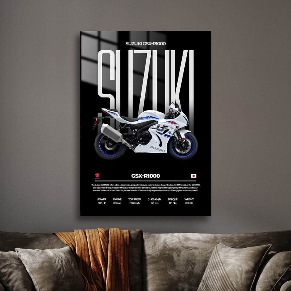 Suzuki GSX-R1000 02 Metal Poster