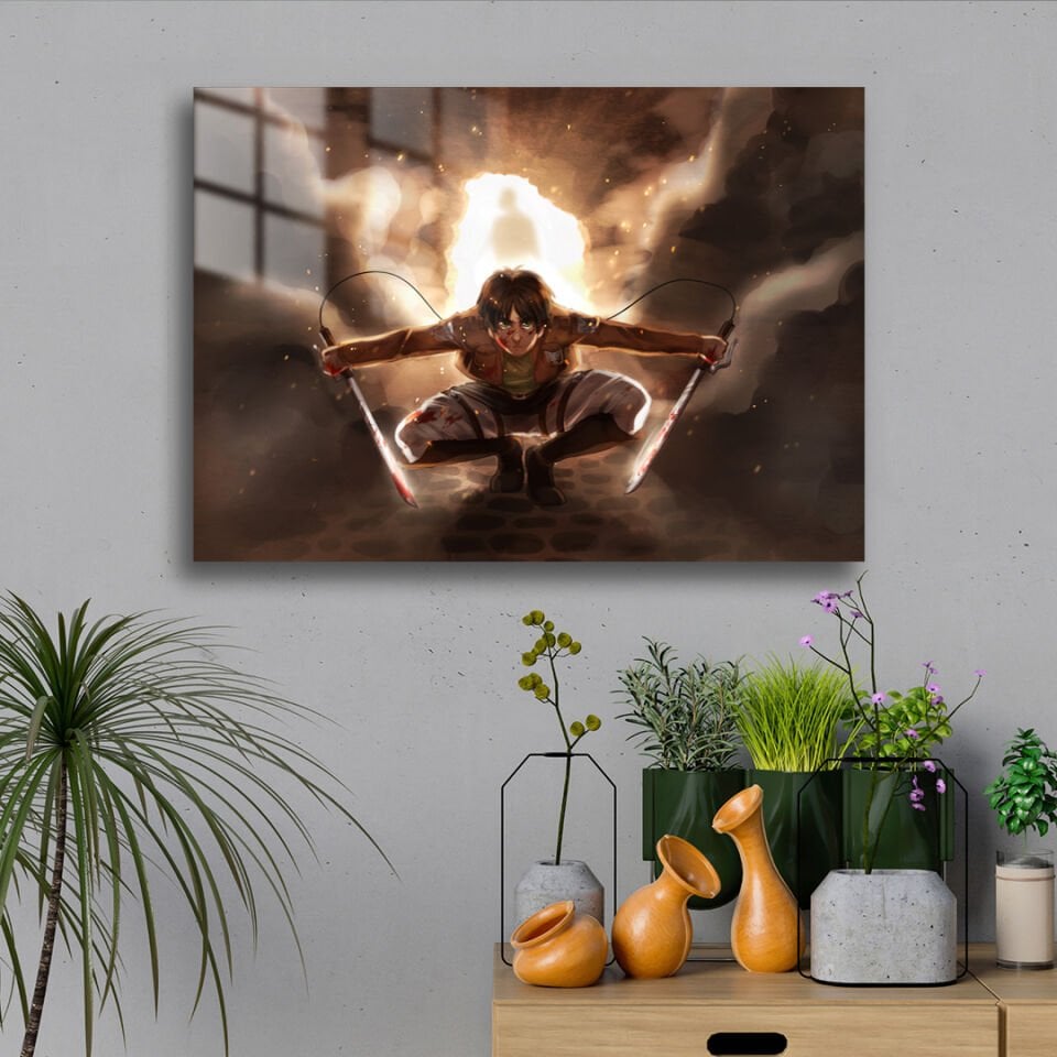 Eren Yeager 08 Metal Poster