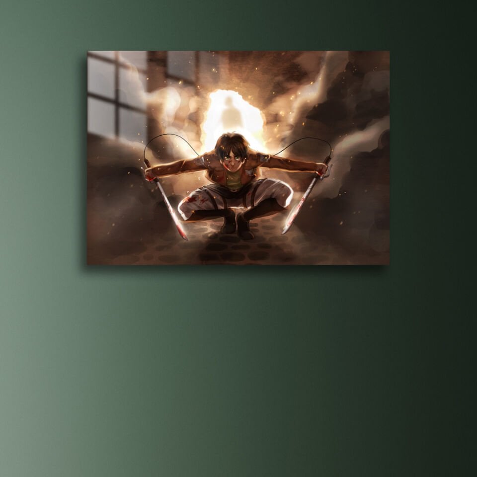 Eren Yeager 08 Metal Poster