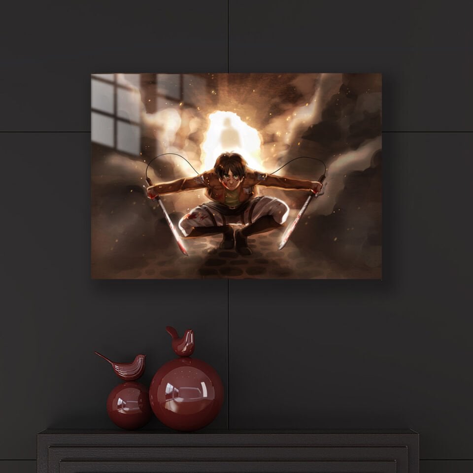 Eren Yeager 08 Metal Poster