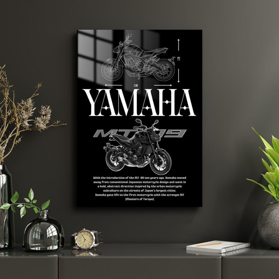 Yamaha MT-09 01 Metal Poster
