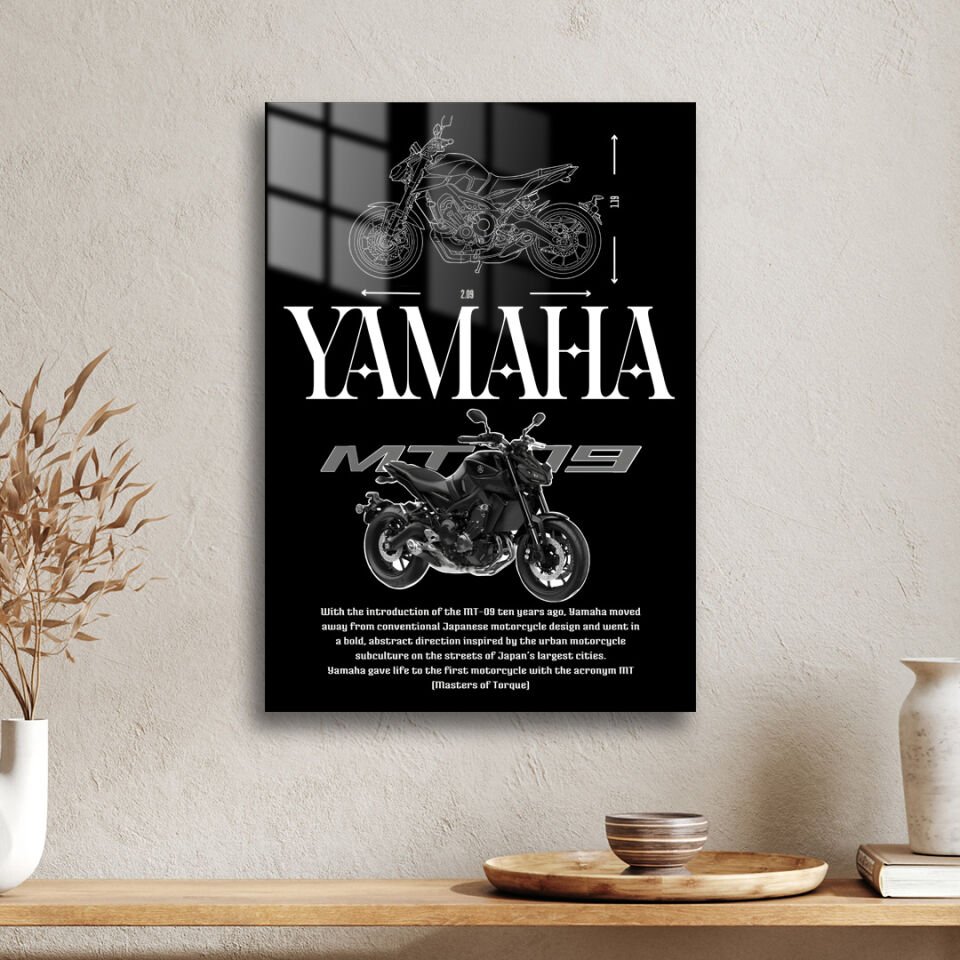 Yamaha MT-09 01 Metal Poster
