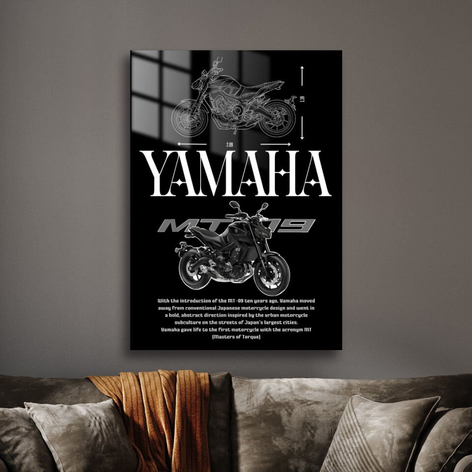 Yamaha MT-09 01 Metal Poster