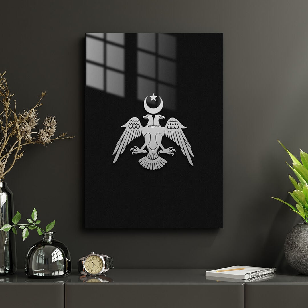 Çift Başlı Kartal 01 Metal Poster