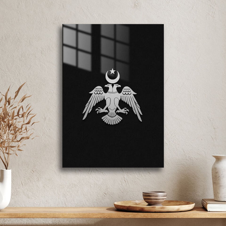 Çift Başlı Kartal 01 Metal Poster