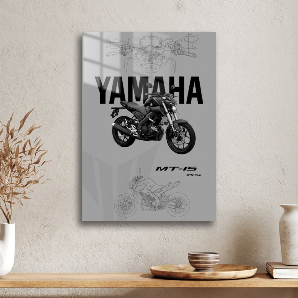 Yamaha MT-15 01 Metal Poster