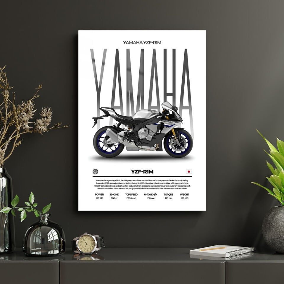 Yamaha YZF R1 02 Metal Poster