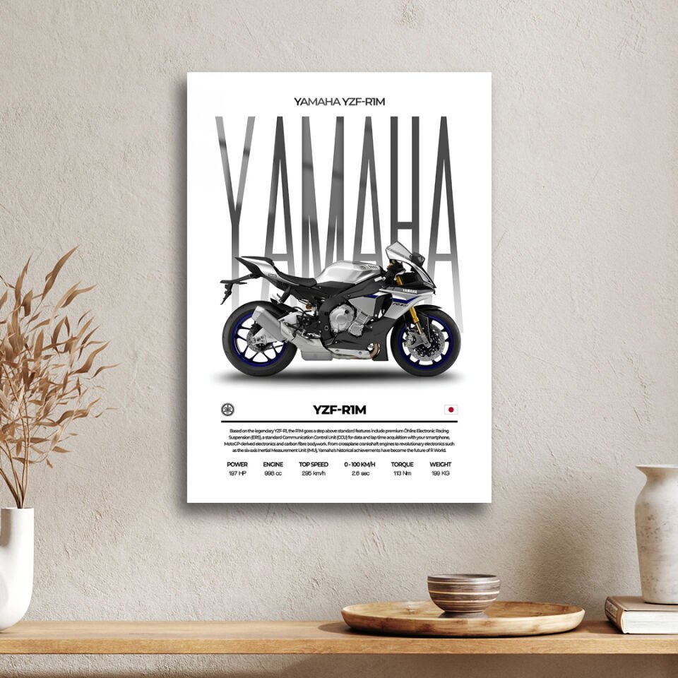 Yamaha YZF R1 02 Metal Poster