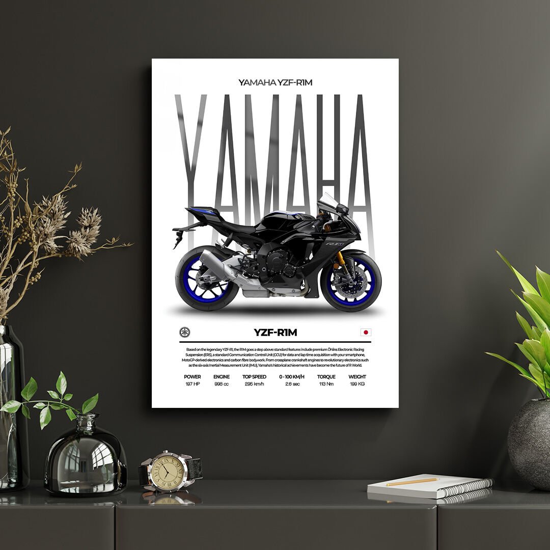 Yamaha YZF R1 05 Metal Poster