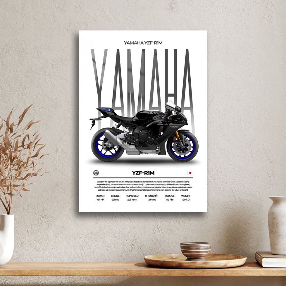 Yamaha YZF R1 05 Metal Poster