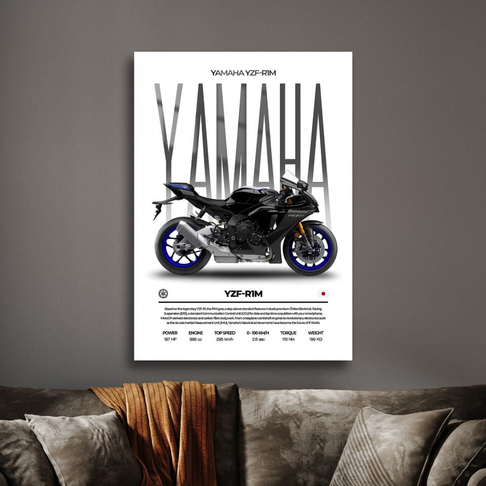 Yamaha YZF R1 05 Metal Poster