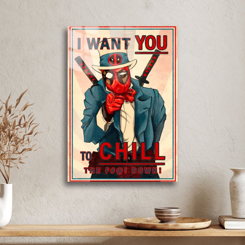 Deadpool 04 Metal Poster