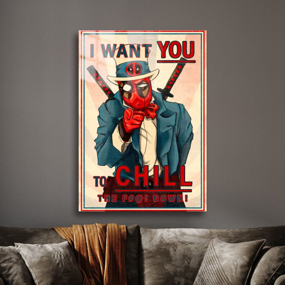 Deadpool 04 Metal Poster