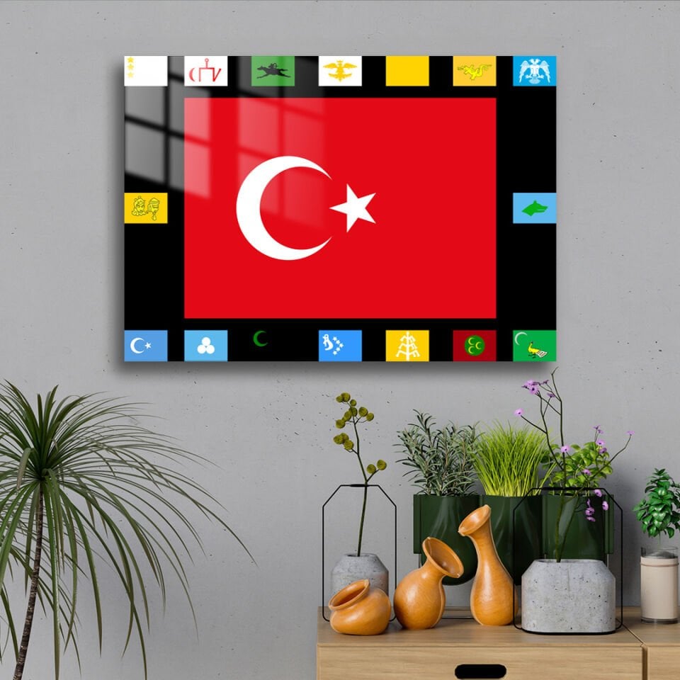 Türk Bayrakları 01 Metal Poster