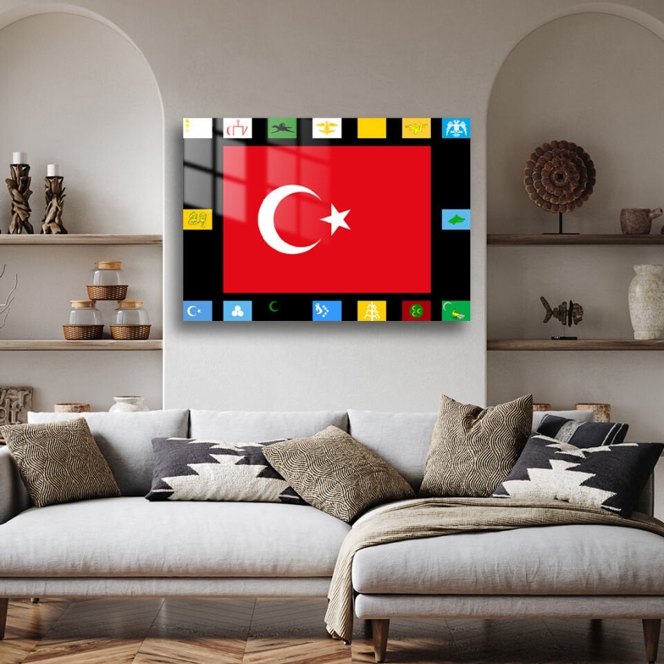 Türk Bayrakları 01 Metal Poster