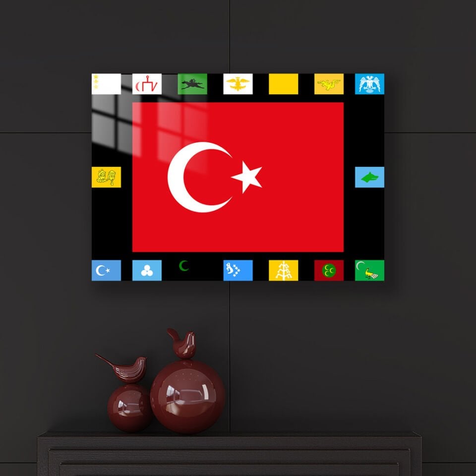 Türk Bayrakları 01 Metal Poster