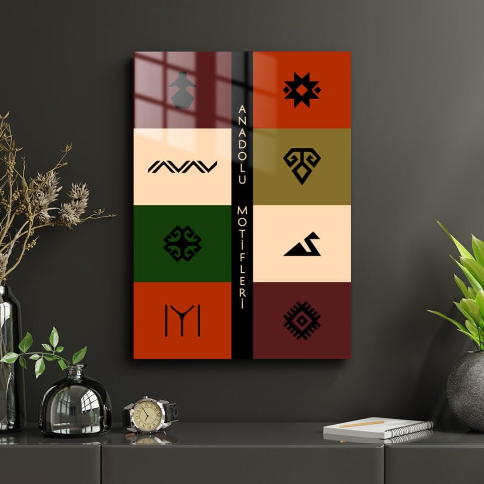 Anadolu Motifleri 01 Metal Poster