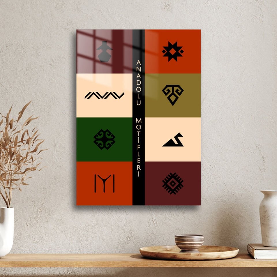 Anadolu Motifleri 01 Metal Poster