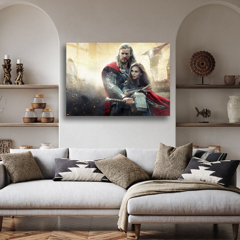 Thor The Dark World 02 Metal Poster