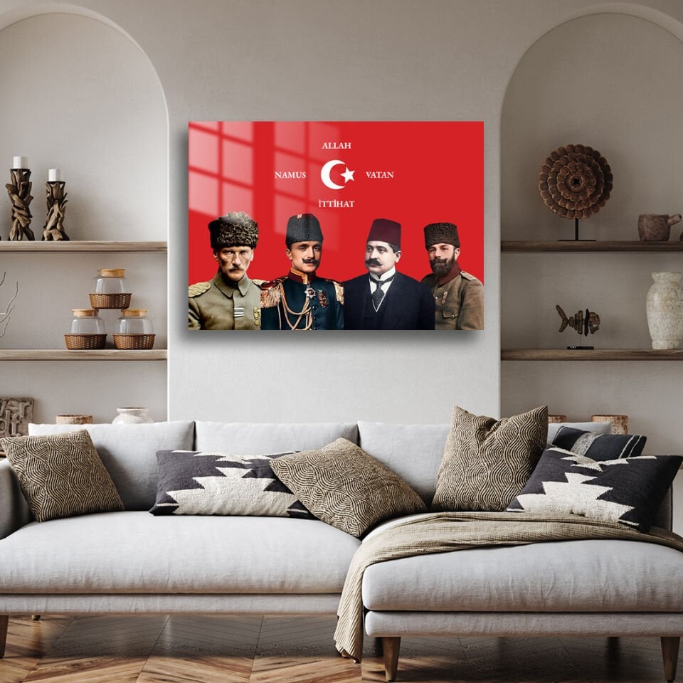 İttihat ve Terakki 09 Metal Poster