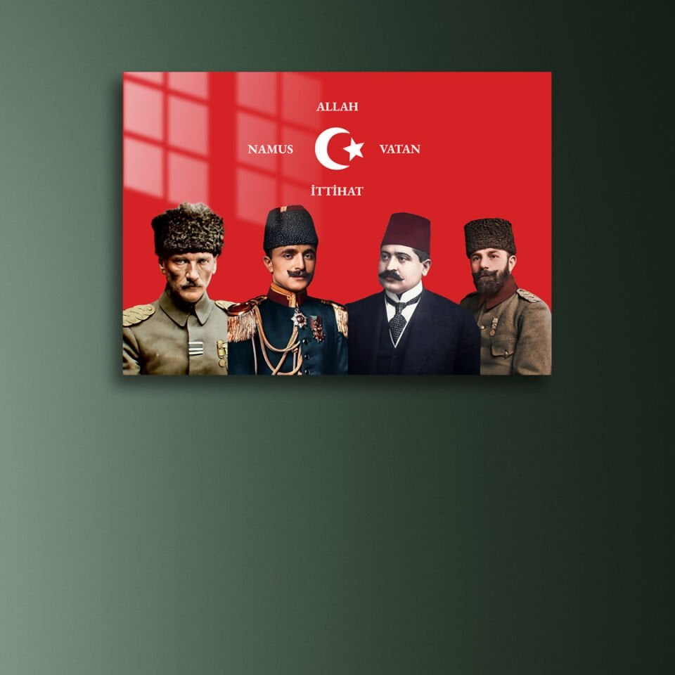 İttihat ve Terakki 09 Metal Poster