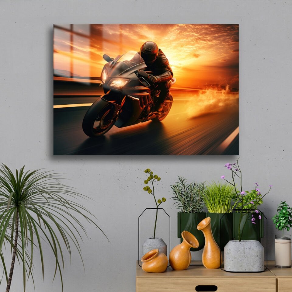 Motosiklet 08 Metal Poster