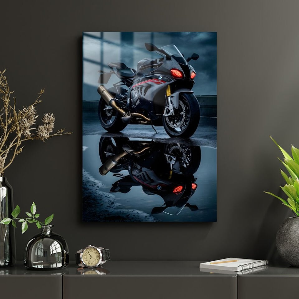 Motosiklet 11 Metal Poster