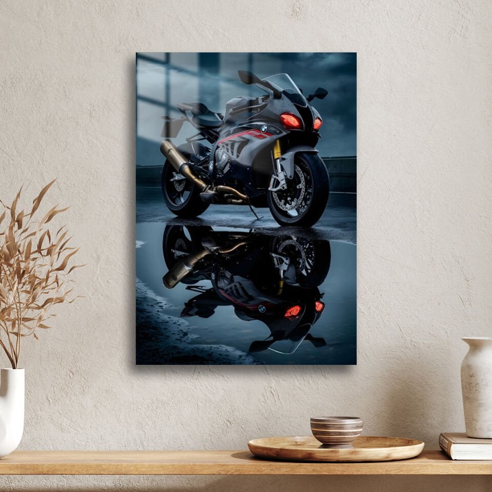 Motosiklet 11 Metal Poster