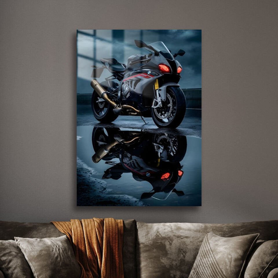 Motosiklet 11 Metal Poster