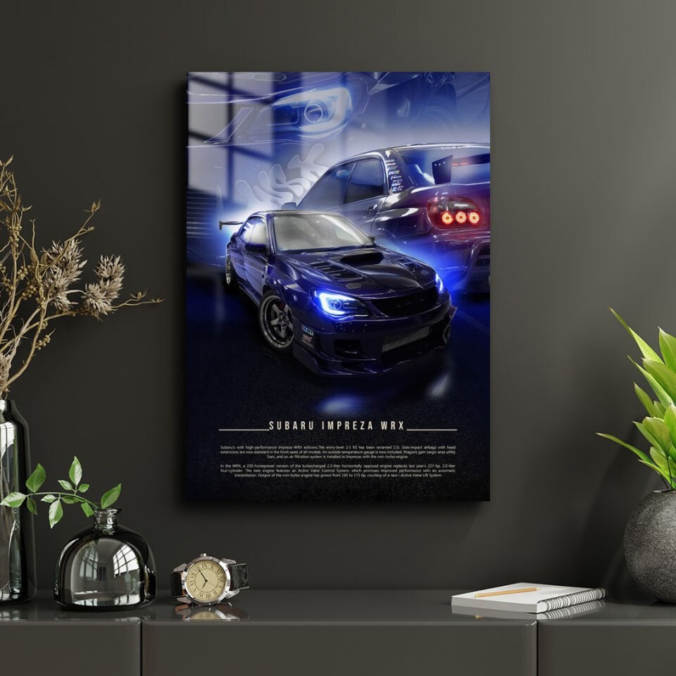 Subaru Impreza 2.5 WRX STI 01 Metal Poster