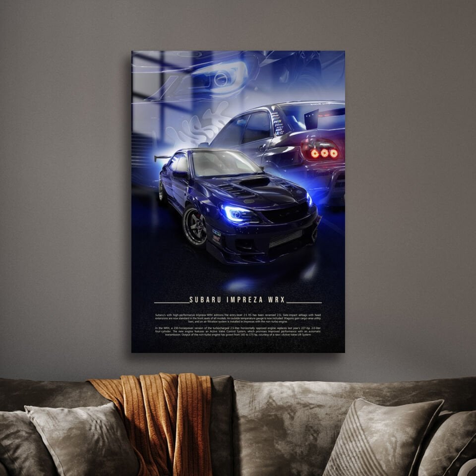 Subaru Impreza 2.5 WRX STI 01 Metal Poster