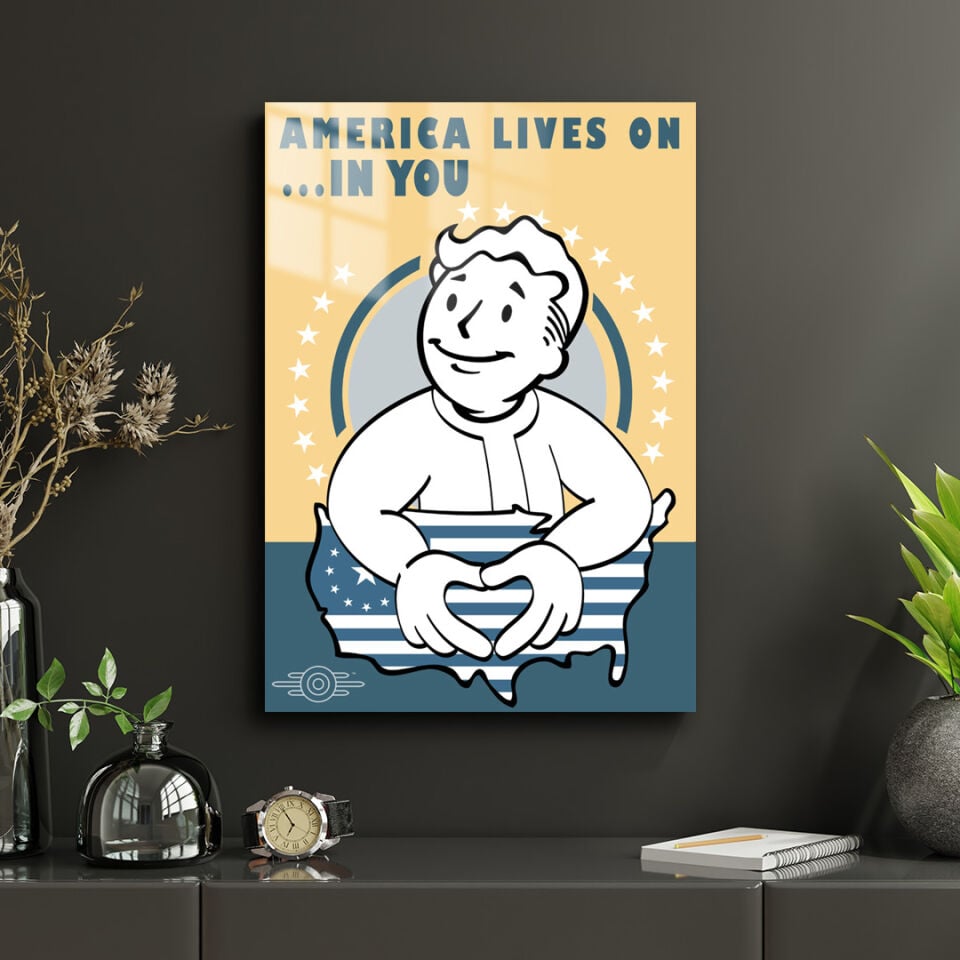 Fallout 02 Metal Poster