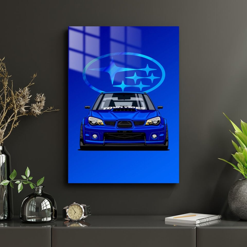 Subaru Impreza 2.5 WRX STI 06 Metal Poster