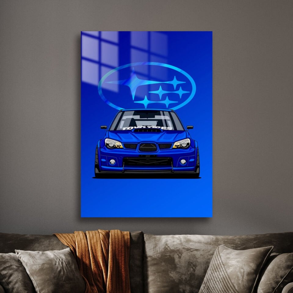 Subaru Impreza 2.5 WRX STI 06 Metal Poster