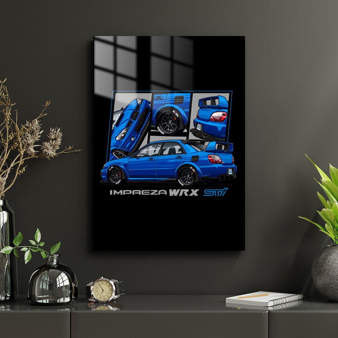 Subaru Impreza 2.5 WRX STI 07 Metal Poster