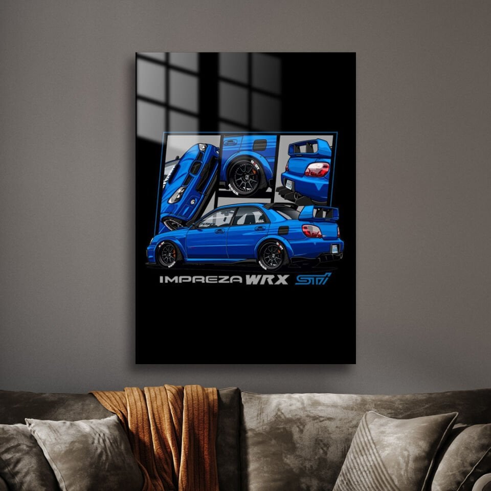 Subaru Impreza 2.5 WRX STI 07 Metal Poster
